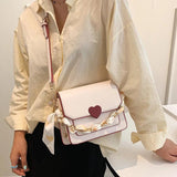 Love Lock Square Bag Ladies Flap Shoulder Bag