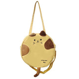 Funny Cat Handbag Women Canvas Shoulder Bag