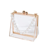 Transparent Hand Bags for Women Bride Purse Top Handbags Clear Party Evening Acr