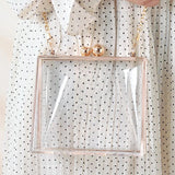 Transparent Hand Bags for Women Bride Purse Top Handbags Clear Party Evening Acr