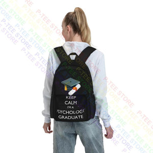 Psychology Idea University Psychologist Science Large Capacity Backpack