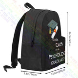 Psychology Idea University Psychologist Science Large Capacity Backpack