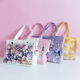 Clear Sweet Ita Bag Crossbody Shoulder Schoolbag for Girls