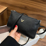 Leather Crossbody Clutch Purse for Women