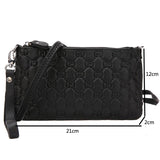 Leather Crossbody Clutch Purse for Women