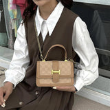Women PU Leather Crossbody Bag INS Style Shoulder Bag Messenger Tote Bags