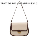 PU Leather Shoulder Bag Crossbody for Women Beige/Black/Coffee