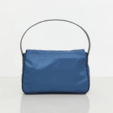 Nylon Armpit Bag Square Tote for Women Lock Handbags Purses Clutch