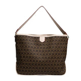 Floral Print Women's Shoulder Bag Handbag Large Square Crossbody Bag