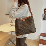 Floral Print Women's Shoulder Bag Handbag Large Square Crossbody Bag