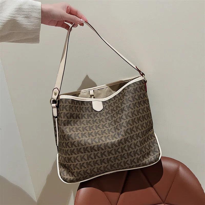 Floral Print Women's Shoulder Bag Handbag Large Square Crossbody Bag