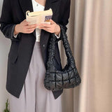 Underarm Shoulder Protable Bag Wallet Solid Handbag