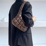 Underarm Shoulder Protable Bag Wallet Solid Handbag