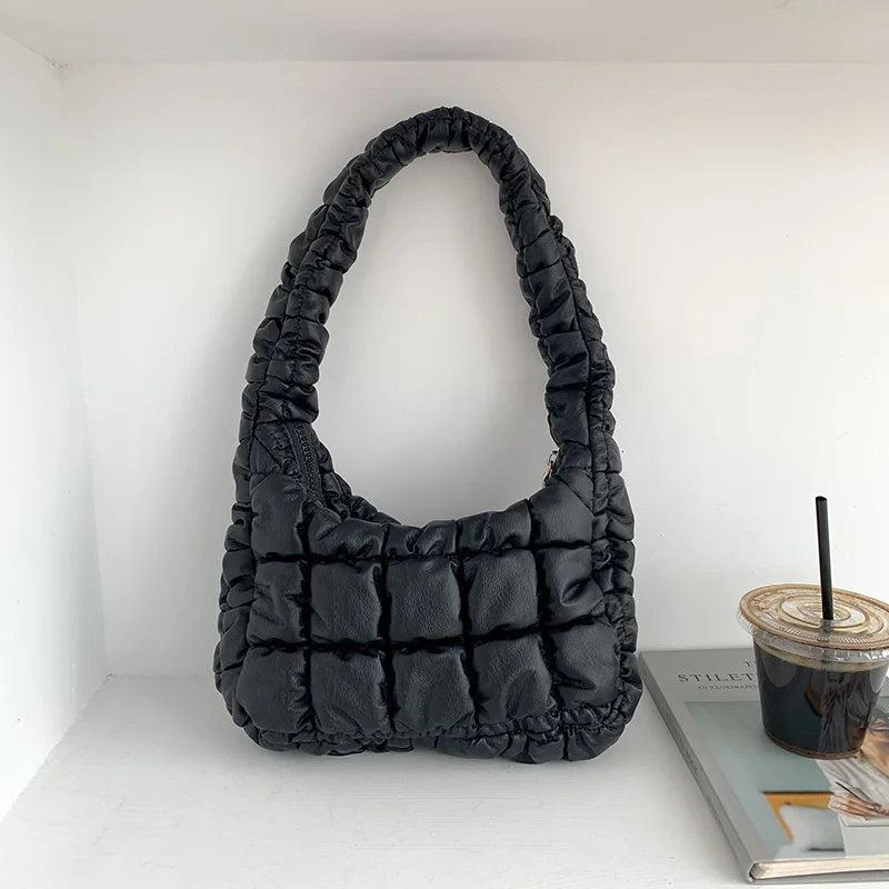 Underarm Shoulder Protable Bag Wallet Solid Handbag