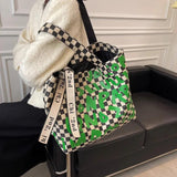 Canvas Tote Bag For Ladies Orange Large Women Handbags