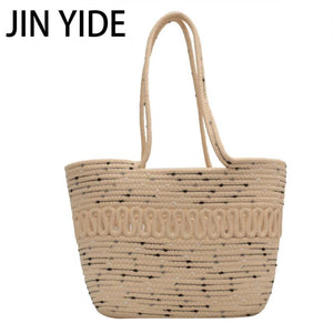 Beach Basket Summer Bag Fashion Beach Bags Large Rattan Shoulder Bags