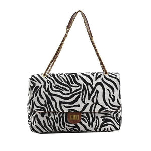 Canvas Crossbody Bag Vintage Tote Chain Shoulder Messenger Bag