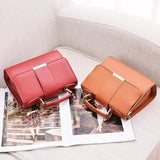 Summer PU Leather Shoulder Bag Small Flap Crossbody Bags