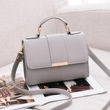 Summer PU Leather Shoulder Bag Small Flap Crossbody Bags