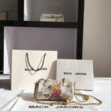 Women's Bear Graffiti Shoulder Bag S Chain Mobile Phone Bag
