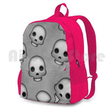 Skull Pattern Outdoor Hiking Backpack Riding Climbing Sports Bag