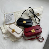 Women PU Leather Shoulder Bags Stylish Handbags Retro Ladies Messenger Bags