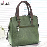 Vintage Women Leather HandBags Ladies Messenger Bag Tassel Crossbody Shoulder Ba