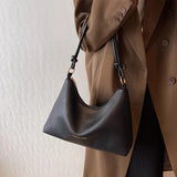 Vintage Soft Leather Handbag Rope Handle Tote Bags Sac A Main Femme Bolsos