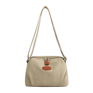 Canvas One-shoulder Small Square Bag for Women