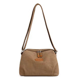Canvas One-shoulder Small Square Bag for Women