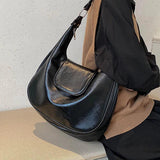 Soft PU Leather Women Shoulder Hobo Bags Large Capacity Crossbody Bags