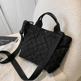 Quilted Sac Nylon Shoulder Crossbody Bag Casual Tote Handbag