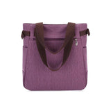 Canvas Women's Cat Applique Handbag with Diamonds Shoulder Bag Totes