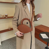 Small PU Leather Crossbody Bag for Women Totes Shoulder Bag Lady Clutch Purses