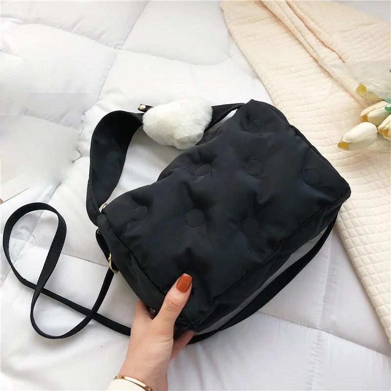 Space Cotton Shoulder Bags For Women Handbags And Purses Female