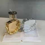 Acrylic Box Evening Clutch Bag Women Chain Shoulder Crossbody Bags