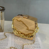 Acrylic Box Evening Clutch Bag Women Chain Shoulder Crossbody Bags