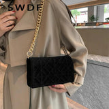 Chain Handbag for Women Shoulder Bag Flap Crossbody Bag