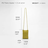 Soft Leather Handwoven Women Crossbody Bag Stylish Small Shoulder Bag