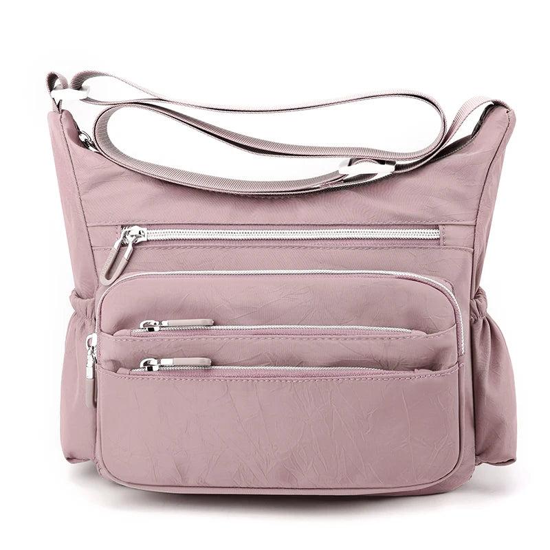 Casual Waterproof Nylon Crossbody Bag for Women