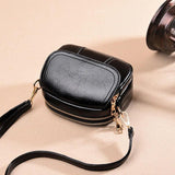 Versatile Women's Shoulder Bag Soft Leather Cross-Body Purse
