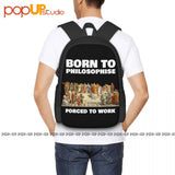 Philosopher Backpack Large Capacity Portable Gym Bag