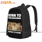 Philosopher Backpack Large Capacity Portable Gym Bag