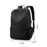 Men's Waterproof Laptop Backpack USB Charging