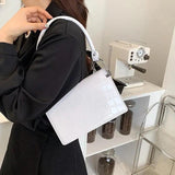 Crocodile Pattern Small Square Shoulder Bag Women's Handbag