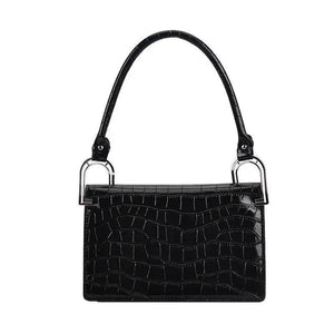 Crocodile Pattern Small Square Shoulder Bag Women's Handbag