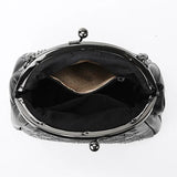 Rivet PU Leather Crossbody Bag with Chain Strap