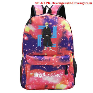 Tokyo Revengers Backpack Student School Bag Anime Cosplay Rucksack