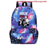 Tokyo Revengers Backpack Student School Bag Anime Cosplay Rucksack