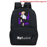 Tokyo Revengers Backpack Student School Bag Anime Cosplay Rucksack